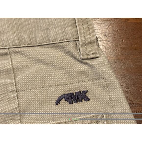32x30 Mountain Khakis Heavy Canvas Work Pants Tan Small Flaw - Picture 11 of 15